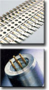 Electrolytic gold plating, silver replacement for connectors