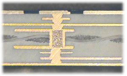 Figure 2 shows sequential build up of stacked vias.