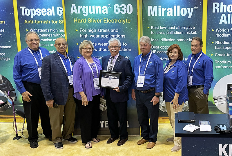Tony Revier Honored as 2022 Products Finishing Hall of Fame Inductee