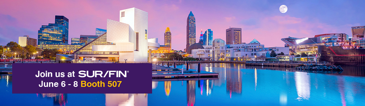 Join us at SURFIN in Cleveland Ohio on June 6-8 at Booth 507